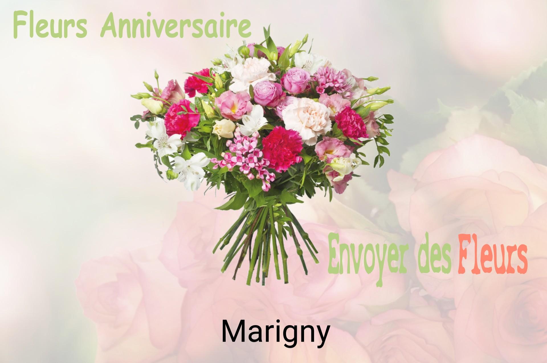 Bouquet de fleurs d’anniversaire livré à Marigny